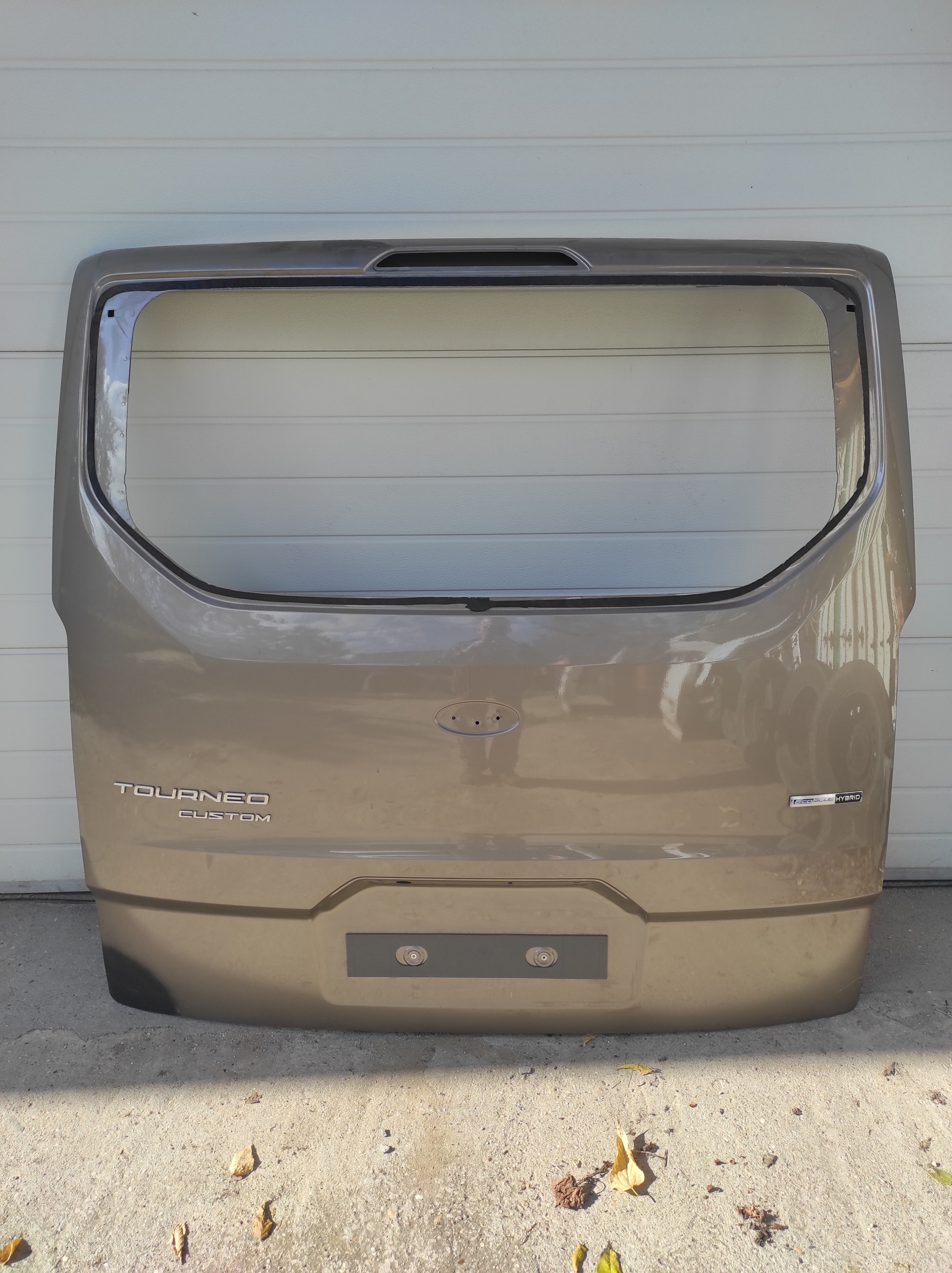 Ford Transit Custom felfelé nyíló hátsó ajtó gyári bontott üveges (2013-)