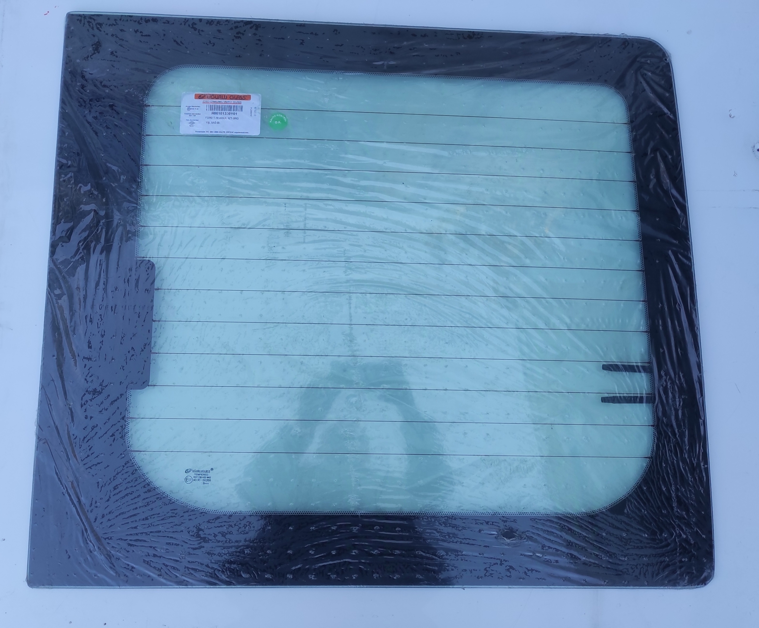 Ford Transit MK6,MK7 jobb hátsó üveg utángyártott új ,fűtőszálas (2000-2014)