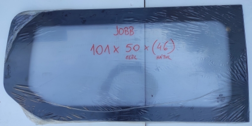 Ford Transit Custom jobb oldali hátsó fix üveg utángyártott új (2013-2018)