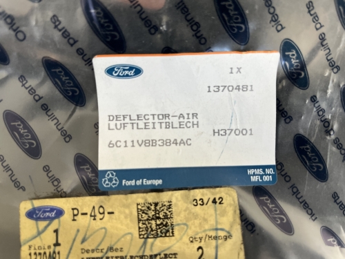 Ford Transit MK7 vízhütő alsó légterelő gyári új (2006-2014)