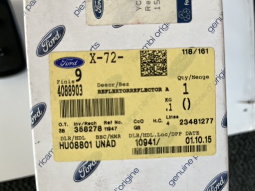 Ford Transit MK6,MK7 fényvisszaverő prizma jobb gyári új (2000-2014)