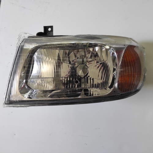 Ford Transit MK6 bal fényszóró króm háttér, motoros, utángyártott új (2000-2006)